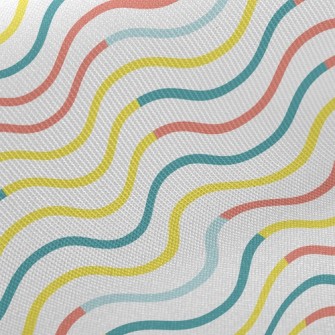 Gentle Zigzag Waves Twill
