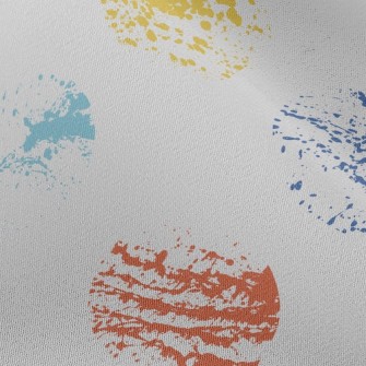 Rubbing Colorful Dots Chiffon