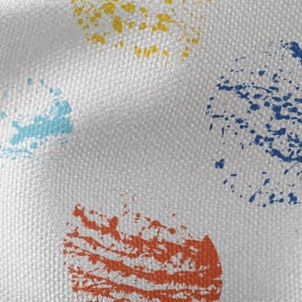 Rubbing Colorful Dots Waterproof Canvas