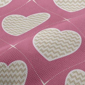 Zigzag Pattern Heart Performance Linen