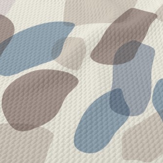 Overlapping Multi-colored Bloc Birdseye Piqué