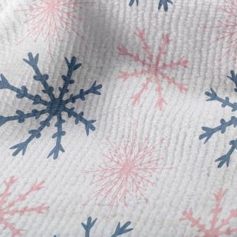 Beautiful Two-color Snowflakes Terry