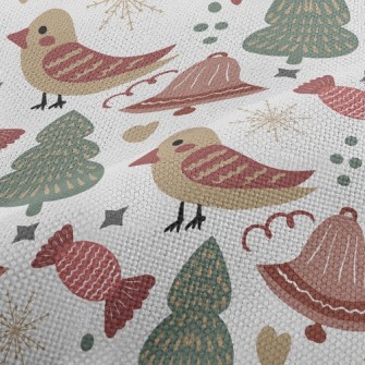 Cute Bird And Candy Performance Linen