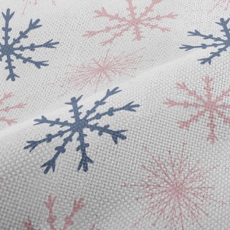 Beautiful Two-color Snowflakes Performance Linen
