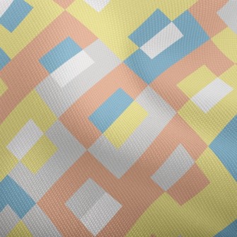 Stitching Contrasting Rhombus Dobby