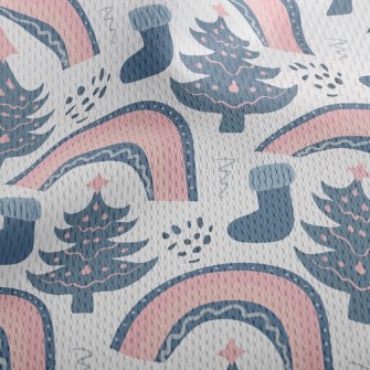 Fairy Tale Style Christmas Tre Athletic Mesh Flat Back