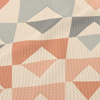 Block Changing Rhombus Birdseye Piqué