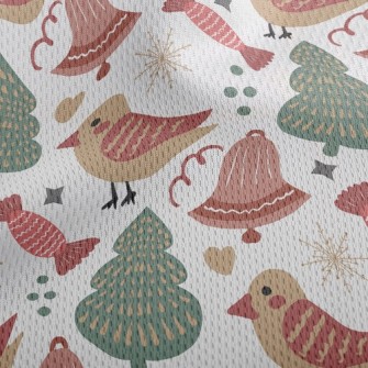 Cute Bird And Candy Athletic Mesh Flat Back