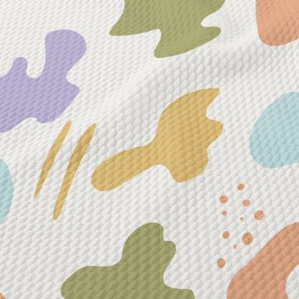 Splash Paint Abstract Color Bl Birdseye Piqué