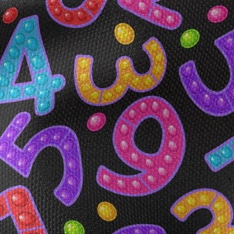 Doudou Colorful Numbers Waterproof Canvas