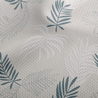 Elegant And Flowing Leaves Athletic Mesh Flat Back