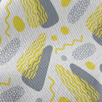 Wavy Geometric Color Blocks Standard Corduroy