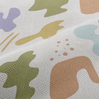 Splash Paint Abstract Color Bl Performance Linen