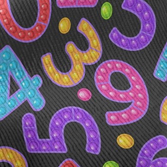Doudou Colorful Numbers Standard Corduroy