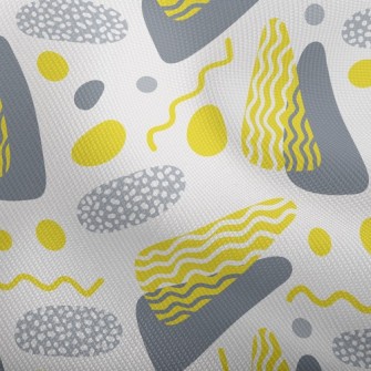 Wavy Geometric Color Blocks Dobby