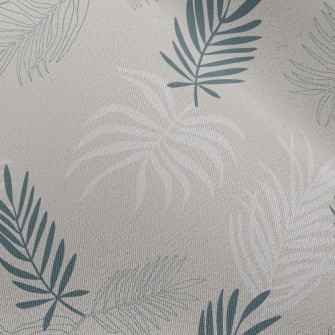 Elegant And Flowing Leaves Chiffon