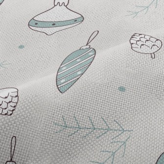 Hazelnut Fallen Leaves Performance Linen