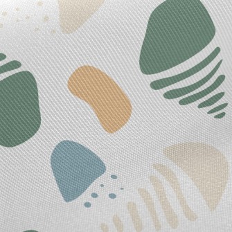 Abstract Irregular Color Block Twill