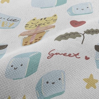 Cats Love To Drink Ice Milk Performance Linen