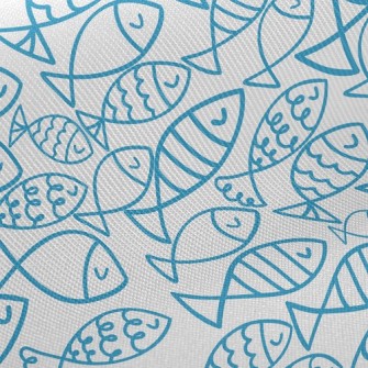 Fish Swarm Twill