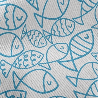 Fish Swarm Standard Corduroy