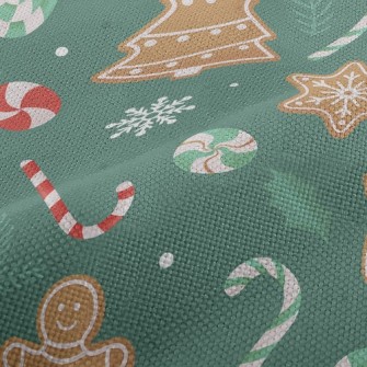 Merry Christmas Cookies Performance Linen