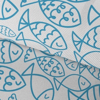 Fish Swarm Waterproof Oxford