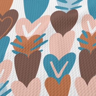 Heart-to-heart Love String Birdseye Piqué