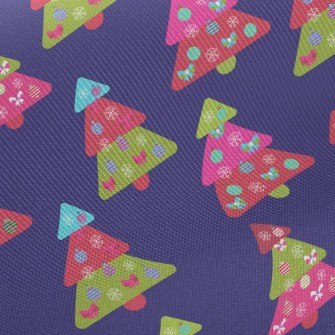 Colorful Christmas Tree Twill