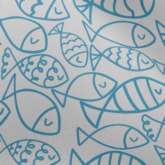 Fish Swarm Chiffon