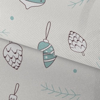 Hazelnut Fallen Leaves Waterproof Oxford