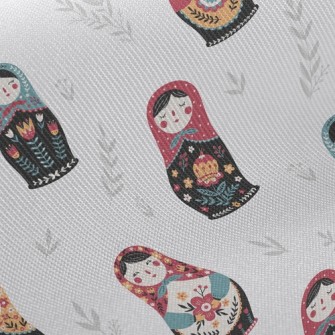 Colorful Russian Doll Twill