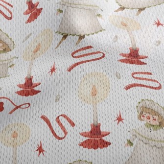 Angel Cute Doll Athletic Mesh Flat Back