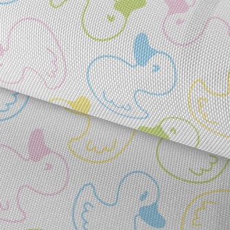 Colorful Little Duck Waterproof Oxford