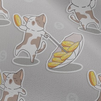 Dancing Coin Cat Chiffon