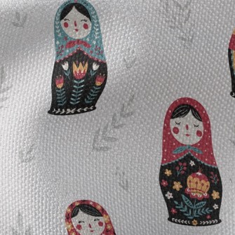 Colorful Russian Doll Waterproof Canvas