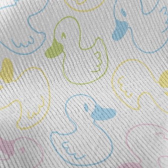 Colorful Little Duck Standard Corduroy