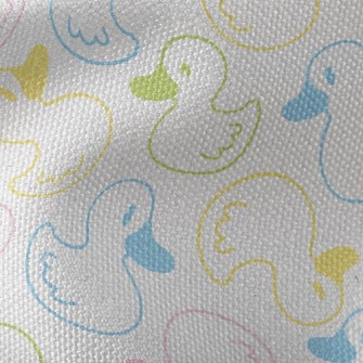 Colorful Little Duck Waterproof Canvas