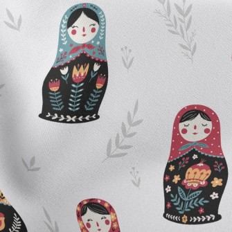 Colorful Russian Doll Stretch Ponte