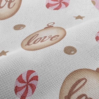 Cute Text Pendant Performance Linen
