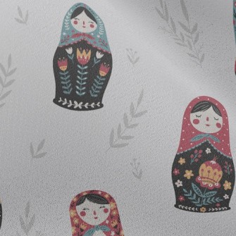 Colorful Russian Doll Chiffon