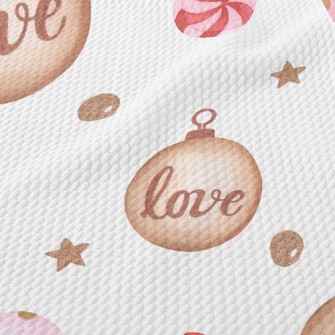 Cute Text Pendant Birdseye Piqué