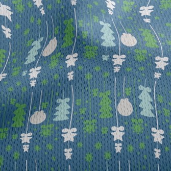 Christmas Tassel Decoration Athletic Mesh Flat Back