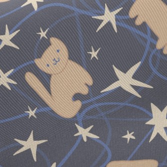 Cute Star Cat Twill