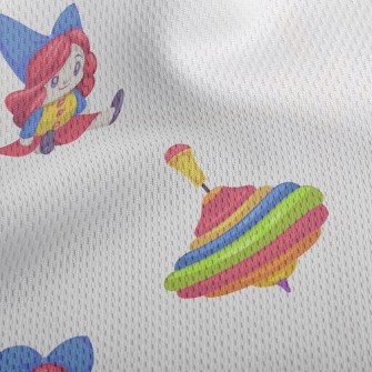 Colorful And Cute Toys Athletic Mesh Flat Back