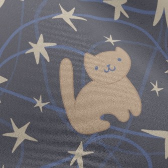 Cute Star Cat Chiffon