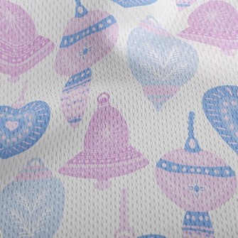 Exotic Christmas Ornaments Athletic Mesh Flat Back