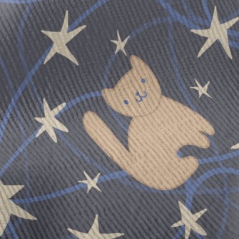 Cute Star Cat Standard Corduroy