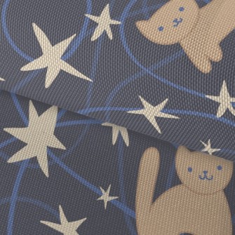 Cute Star Cat Waterproof Oxford