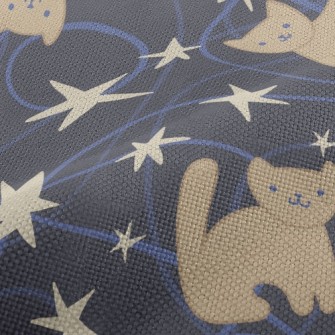 Cute Star Cat Performance Linen